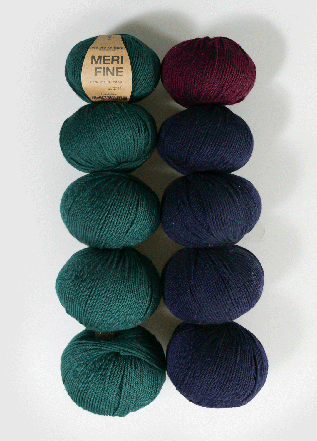 10 Pack of Merifine Yarn Balls