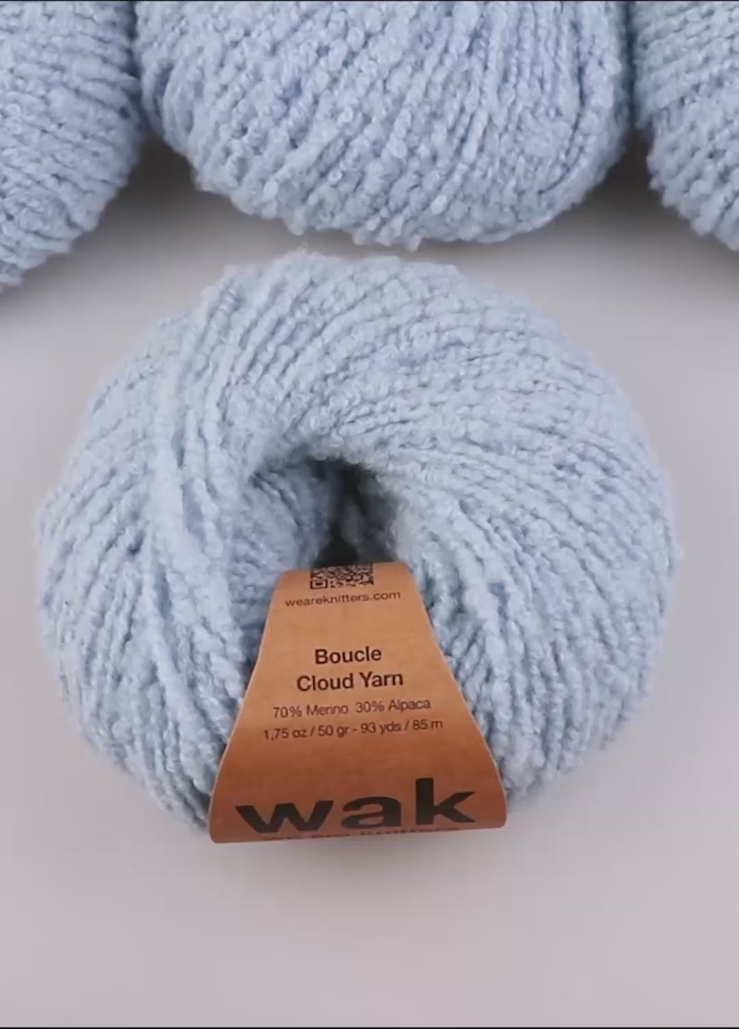 The Boucle Cloud Yarn Dusty Blue